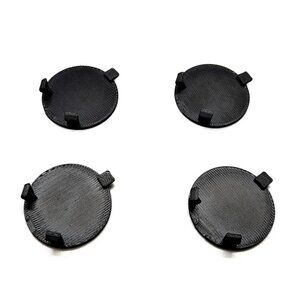 Set of 4 New Black BMW Z4 Center Console Screw Cover Caps | Fits E85 E86 | Part